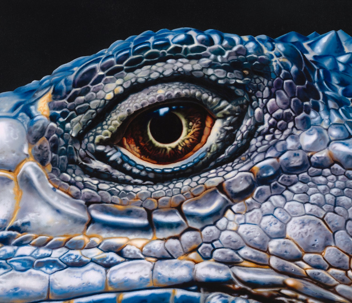 Iguana blu - Etsy Italia