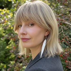 Extra Long Willow Leaf Earrings Silver, 9th Anniversary Gift, Nature Inspired Botanical Jewelry, Willow Anniversary Present