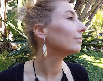 Orecchini Donna A Clips Argento Tibetano Cristallo Goccia