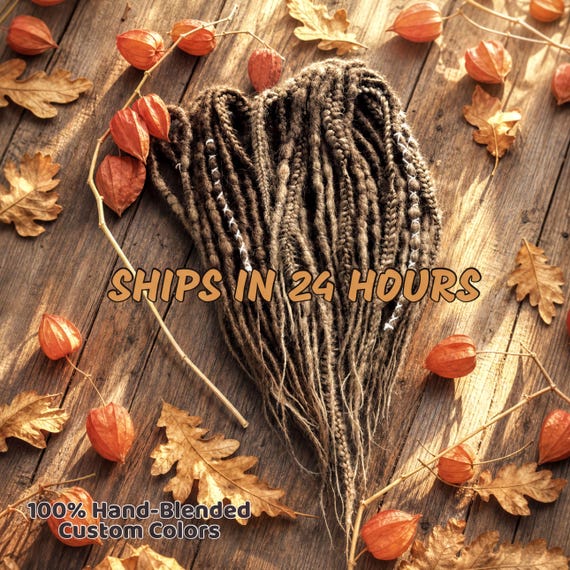 Pre Made Multi Tonal Ombre Dreads Fast Shipping USA DE Crochet