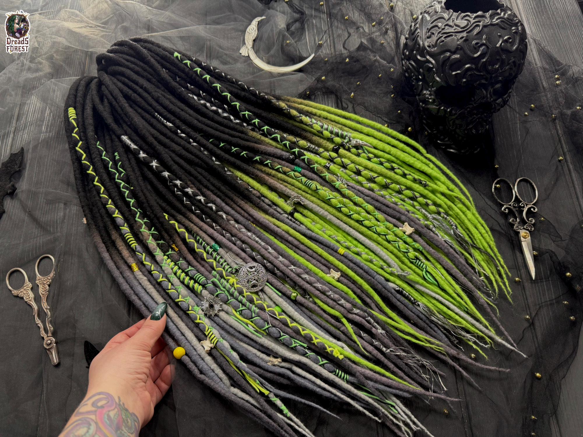 Green Cyber Dreads - Etsy