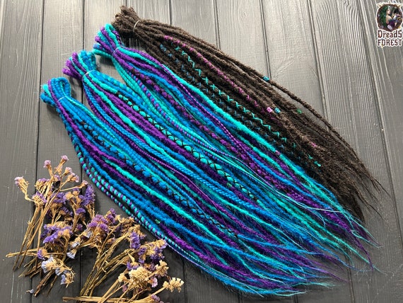 Synthetic dreadlocks ✨ Amazon.com : Leeven 20 Strands Synthetic Dreadlock  main image 4