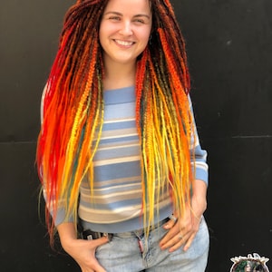 Ombre Synthetic Dreadlocks: Boho Braids, Loose Ends Hair Extensions