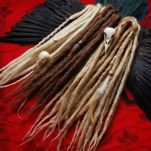 10 DE - 50 DE synthetic double ended natural look dreads READY to shipping