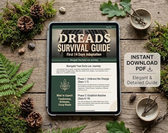 Gids voor verlichting van jeuk bij dreadlocks | Nieuwe tips voor de verzorging en het slapen met dreadlocks (digitale pdf)