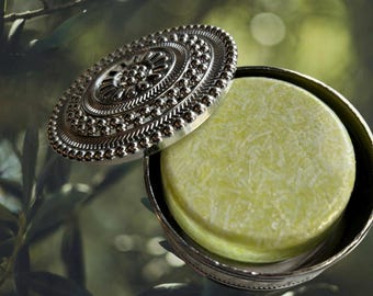 Shampoo solido naturale al frutto dell'oliva, fatto a mano per dreadlocks