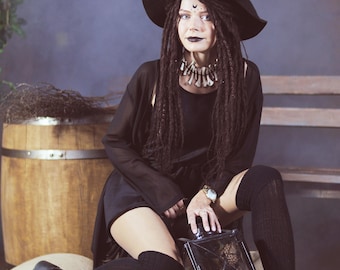 Boho Dark Brown Synthetic Dreads DE/SE | henlon Hair Extensions