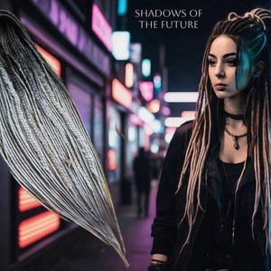 Ombre Black-Light Gray Twisted Dreads: Fishtail Braids Hair Extensions