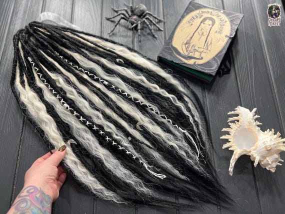 Synthetic dreadlocks ? Black & Red Synthetic Dreadlock Extensions: Braided  main image 4