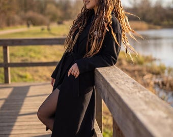 Conjunto de rastas y rizos mixtos en negro, marrón y rubio / Hecho a mano en EE. UU. Forest