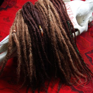 10 DE - 50 DE synthetic double ended natural look dreads READY to shipping