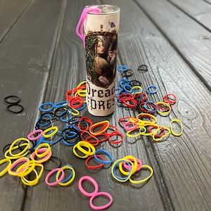 Mixed Color Elastic Rubber Bands for Dreadlock Installation