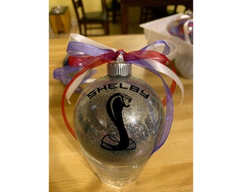 Mustang ornament-shelby-multiple colors-customizable!