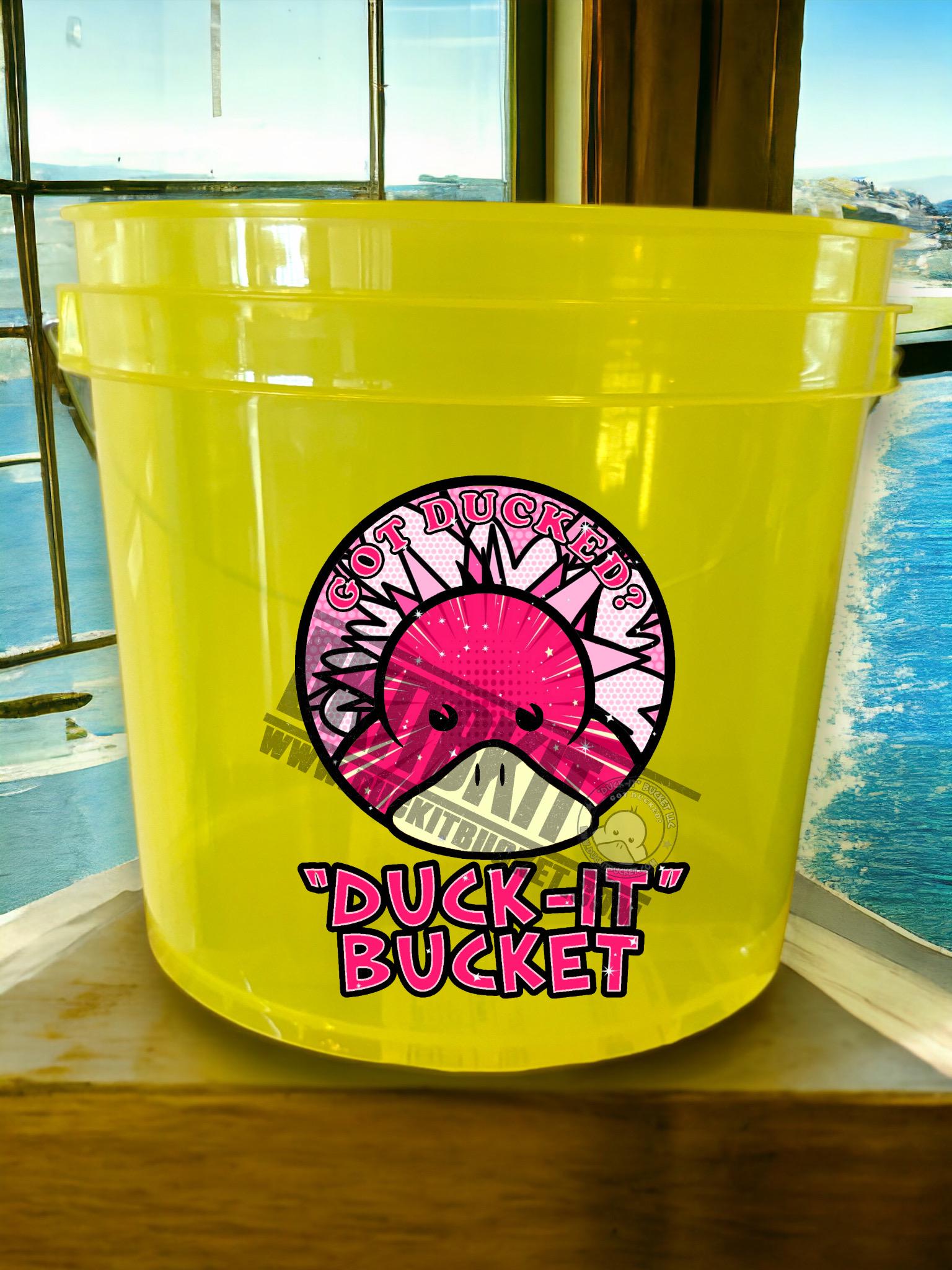 Mellow Yellow Duck-it Bucket: Ducking Kit With 30+ Tagged Ducks - Etsy