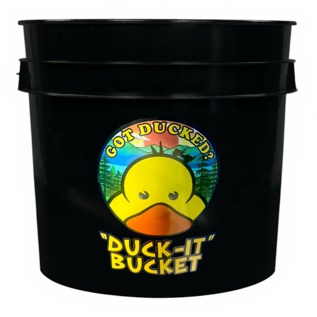 Black Duck-it Bucket: Ducking Kit With 30 Pre-tagged Ducks - Etsy