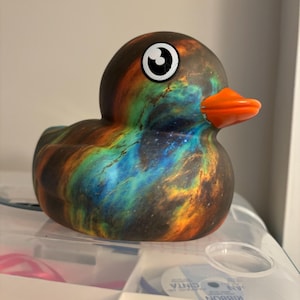 LED light up duck-blue galaxy-7 inch-remote and batteries included