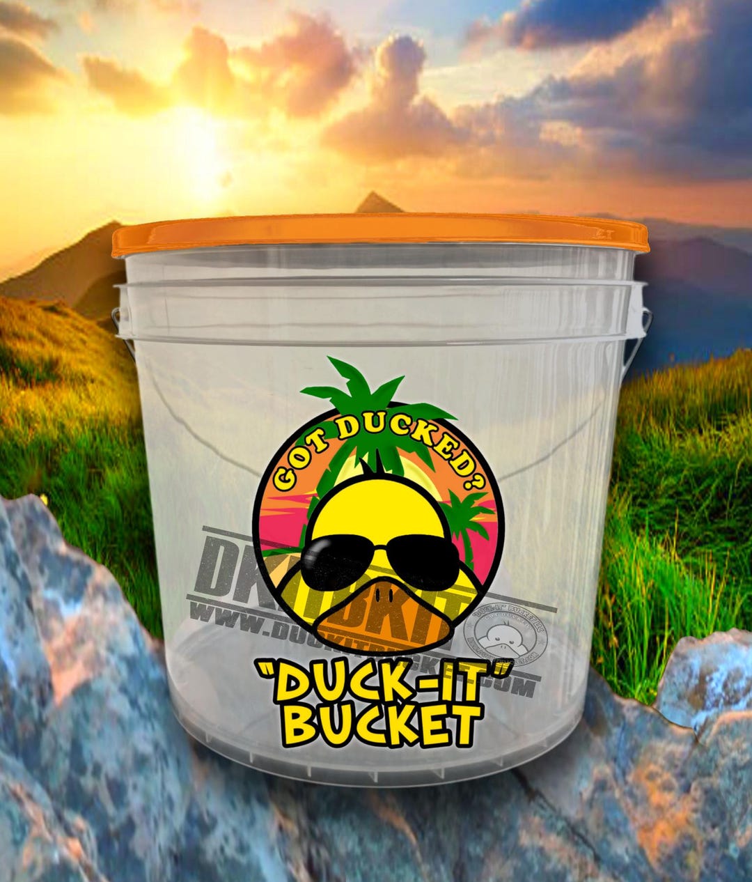 Ultra Clear Duck-it Bucket With 30 Pre-tagged Ducks, Jeep Ducking - Etsy