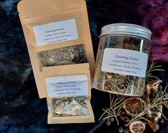 Cleansing Loose Incense Mix Rituals Spells - Room Fragrance