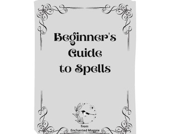 Beginner's Guide to Spells Digital Download - Magic - Witch