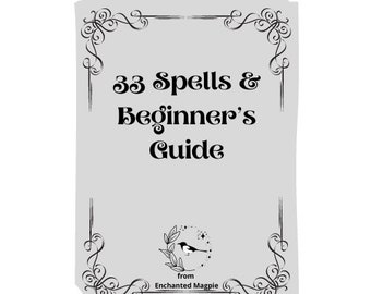33 Spells & Beginner's Guide to Spells Digital Download