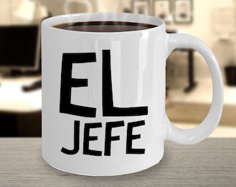 El jefe mug regalo para papa dia del padre pères cadeau de jour