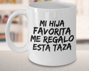 Regalo para papa dia del padre de hija taza cadeau de fête des pères, dia de las madres, regalo para mama madre