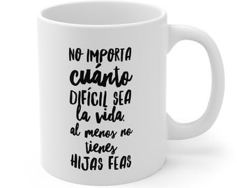 Regalo para papa mama por el dia del padre dia de las madres mug in spanish
