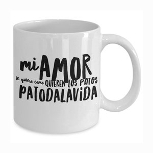 Tazas de Amor de café con Mensajes para Esposa Regalo Aniversario Cumpleaños San Valentino Spanish mug