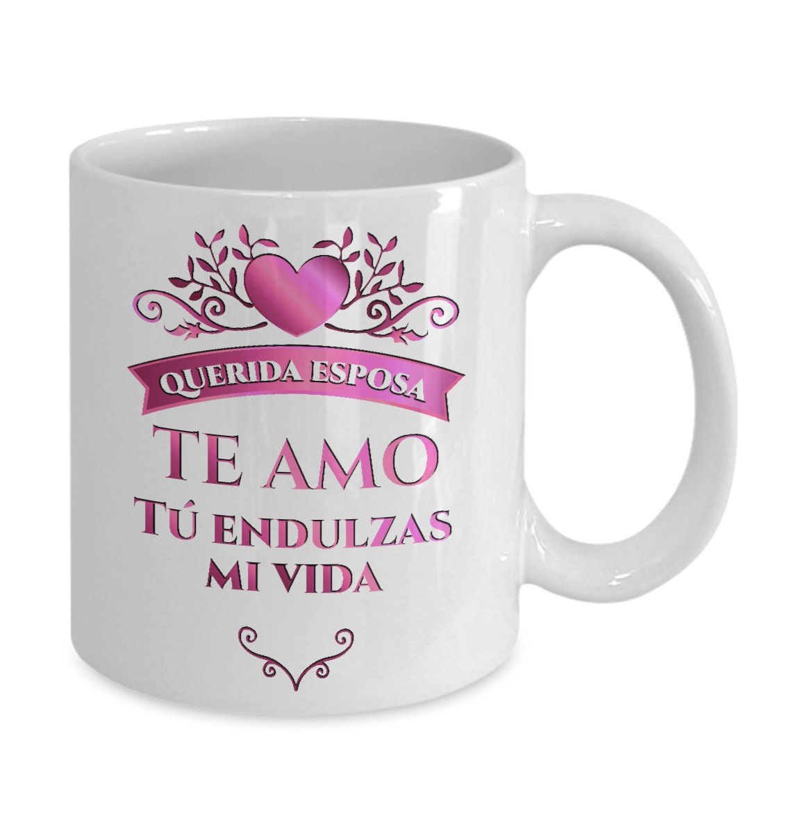 Tazas de Amor Regalo para Novia Novio Esposa Esopo Amistad