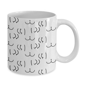 Butts mug gay gifts for men funny awkward coffee cup