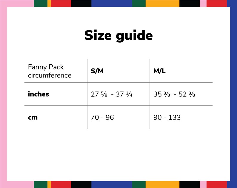 Colourful Stripes 90s Retro Aesthetic Trendy Unisex Fanny Pack