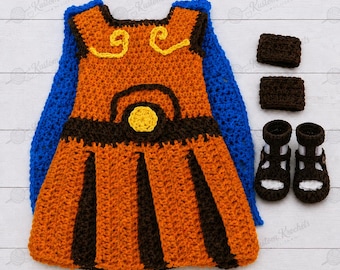 Hercules crochet outfit