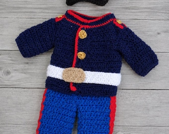 Crochet Marine Corps Dressed Blues costume