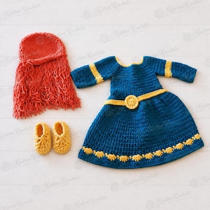 Conjunto de Mérida a crochet
