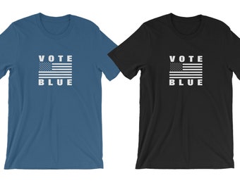 Vote Blue - Short-Sleeve Unisex T-Shirt