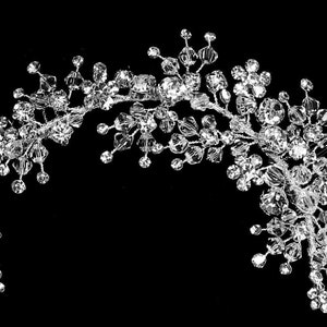 Wedding Tiara | Crystal Hair Jewelry | Crystal Hair Comb | Wedding Headband