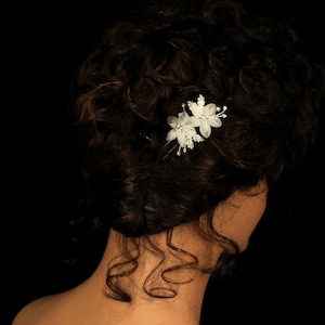 Wedding Hair Comb | Floral Hair Pin | Bridal Hair | Wedding Hair Accessories | Flower Hair Pin