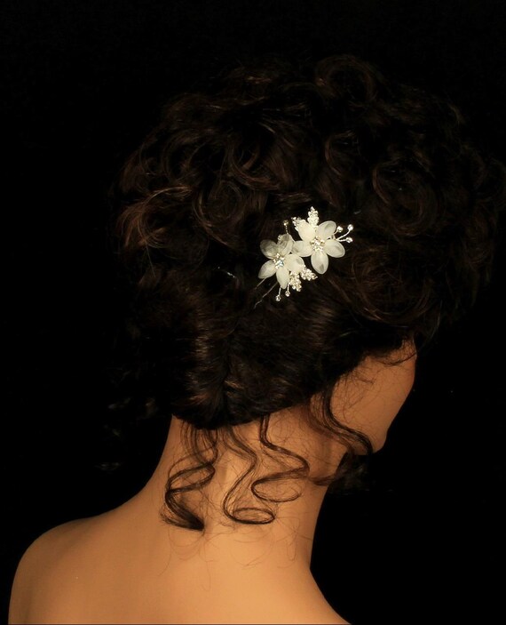 Wedding Hair Comb | Floral Hair Pin | Bridal Hair | Wedding Hair Accessories | Flower Hair Pin