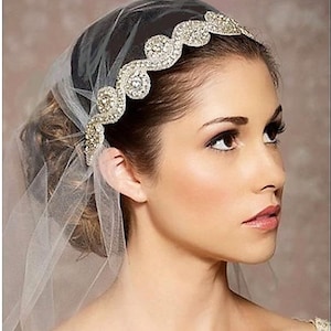 Wave Pattern Sparkly Wedding Belt