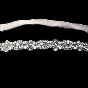 Crystal Wedding Dress Sash | Wedding Dress Belt | Teardrop Crystal Wedding Dress Belt