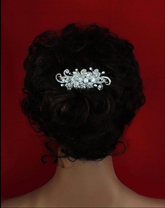 Hair Jewelry, Bridal Wedding Comb, Wedding Hair Comb, Rhinestone Hair Comb