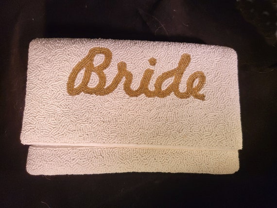 Purse for Bride | Beaded Bridal Bag | Bride Evening Bag