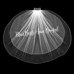 New | Wedding Veil | Silver Metallic Edge Wedding Veil | Rose Gold Metallic Edge Wedding Veil | Cathedral Length Wedding Veil