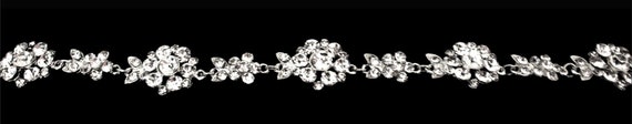 Rhinestone Pearl Wedding Headband: Crystal Bridal Sash Belt