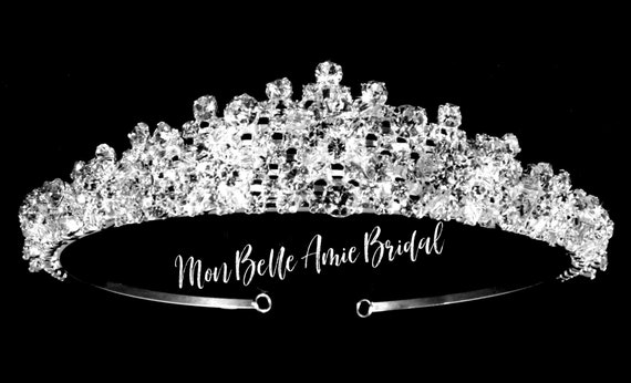 Wedding Tiara | Bridal Tiara | Crystal Wedding Crown | Crystal Bridal Tiara | Royal Bride Crown