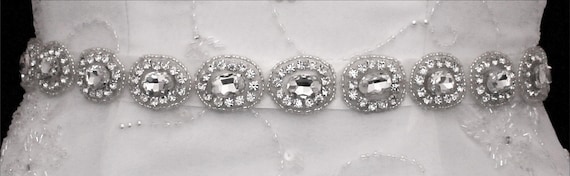 Crystal Rhinestone Wedding Belt Sash: Bridal Gown Accessory