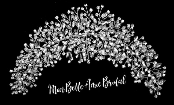 Bridal Headpiece | Wedding Tiara | Swarovski Crystal Hair Decoration