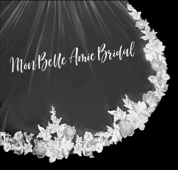 New | Wedding Veil | Lace Edge Wedding Veil