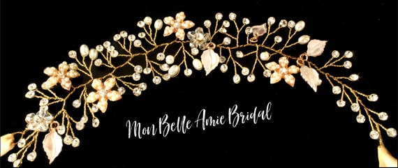 Bridal Tiara | Wedding Hair Jewelry | Wedding Hair Vine | Wedding Hair Decoration