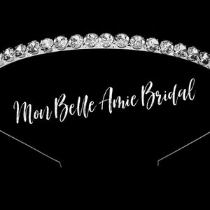 Wedding Tiara | Bridal Tiara | Childs Tiara | Rhinestone Head Band Tiara | Bridal Crystal Headband for Bride